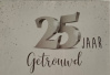 budget kaart 25 jaar getrouwd