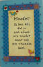 creditkaart moeder blauw