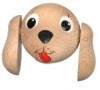 magneet hond hout