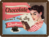 magneet metaal chocolate