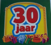 sticker 30 jaar