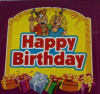sticker happy birthday echtpaar