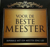 sticker meester zwart
