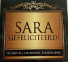 sticker sara zwart