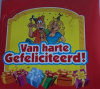 sticker van harte gefeliciteerd echtpaar