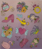 stickervel meisjes ring