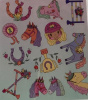stickervel paarden