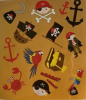 stickervel piraten