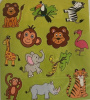 stickervel wilde dieren