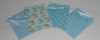 traktatietasjes stof taartjes blauw 1315235558